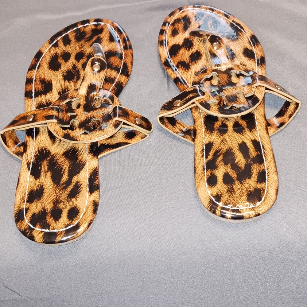 LEOPARD Slides-Sandals